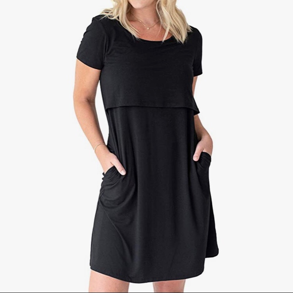 Kindred Braverly Black Nursing Dress